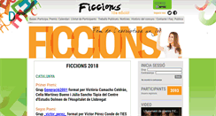 Desktop Screenshot of ficcions.cat