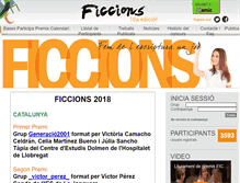 Tablet Screenshot of ficcions.cat
